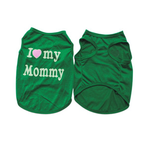 Chaleco Moderno para Perro, Fresco para el Verano, Ecológico, de Algodón y Poliéster, para Perros Pequeños, con Estampado, para Primavera, I <span class=keywords><strong>Love</strong></span> Mommy Daddy - Product Image 3