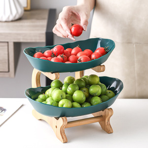 Présentoir à <span class=keywords><strong>3</strong></span> <span class=keywords><strong>niveaux</strong></span> en bambou durable et écoresponsable, étagère en bois naturel pour plantes succulentes, support à cupcakes, rangement alimentaire, épices de cuisine - Product Image 5