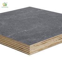 Contreplaqué de meubles Contreplaqué laminé Contreplaqué de mélamine Placage Contreplaqué noyau d'eucalyptus 4x8ft Feuille de contreplaqué Contreplaqué Panneau Contreplaqué
