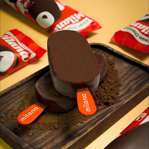 OEM Ice Cream <b>Bar</b> Crispy Crunch Chocolate Coated Milk Gelato Rich Chocolate Frozen Dessert Private Label Wholesale Supplier - Product Image 1