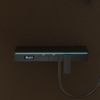 Ensemble de douche DG Custom Piano, numérique, avec fonction pluie douce, système de salle de bain à poignée unique, robinetterie de douche moderne