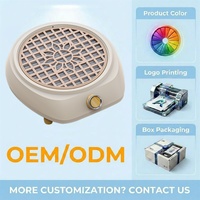 Machine d'aspiration de poussière d'ongles au design vintage avec personnalisation de marque, rechargeable, vente en gros d'usine pour les techniciennes en manucure