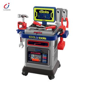 Jouets éducatifs Chengji Diy Montessori pour jeux de rôle, jouets en plastique assemblés, perceuse électrique, atelier de réparation d'ingénierie - Product Image 1