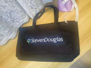 Sac fourre-tout en toile beige naturel avec logo personnalisé, sac fourre-tout en toile de coton biologique uni, sac fourre-tout pour les courses - Product Image 6