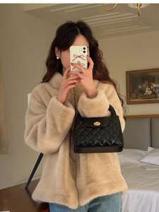 Nuevo bolso de mano para mujer, con diseño de rombos, versátil, bandolera, bordado, ligero y moderno. - Product Image 3