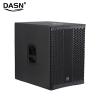 DASN K18SDA Active18 Inch 700W RMS Subwoofer Extérieur DJ Scène Domestique Contreplaqué Bois Audio Vidéo Professionnel Nouveau Design Haut-parleur