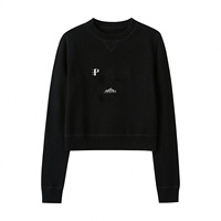 Nouveau pull jacquard décontracté à col rond pour femme, collection automne 2026 – Haut tricoté doux et chaud pour l'intérieur et l'extérieur, idéal pour l'hiver au quotidien