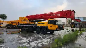 Used Sany Truck Crane High Performance And High Quality 100t Mobile Truck Crane With A Capacity Of 75 Tons