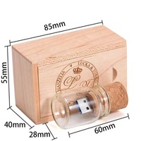 Clé USB en bois Pendrive 2.0 3.0 USB Disk Memory Pen Drive 1GB-64GB Clé USB spéciale pour cadeaux