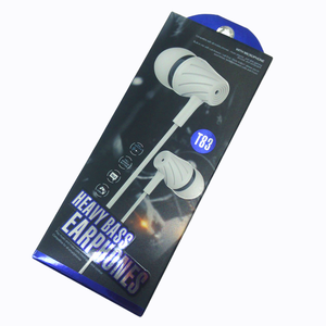 Boîte d'emballage en papier imprimé avec logo personnalisé pour l'électronique grand public Revêtement UV brillant/latte avec gaufrage pour écouteurs - Product Image 3
