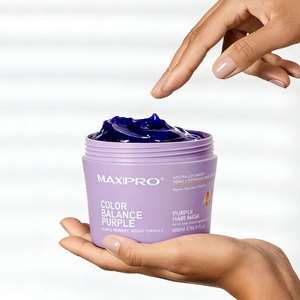 Maschera <span class=keywords><strong>per</strong></span> <span class=keywords><strong>Capelli</strong></span> Viola Organica Maxipro <span class=keywords><strong>per</strong></span> <span class=keywords><strong>Capelli</strong></span> Colorati - Neutralizza i Toni Gialli e Bronzati con Protezione del Colore - Product Image 3