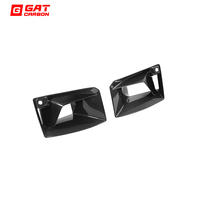 Pour BMW M2 G87 2023+ – Kit de prises d'air avant en fibre de carbone sèche, style TE, finition brillante, garniture de grille d'admission d'air, cadre de voiture