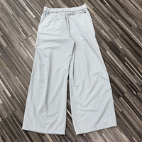 Pantalon Sportif Homme Personnalisé 100% Coton Écologique & Respirant Coupe Ample avec Broderie Logo à la Taille Options Service OEM/ODM