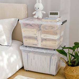 Dengbei giá rẻ <span class=keywords><strong>60L</strong></span> nhựa không thấm nước hộp lưu trữ với bánh xe tổ chức - Product Image 5