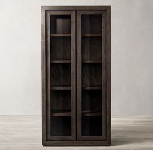 Bibliothèque de rangement à deux portes en bois massif américain de haute qualité meubles de salon Villa <span class=keywords><strong>club</strong></span> maison d'hôtes meubles sur mesure d'exportation - Product Image 3