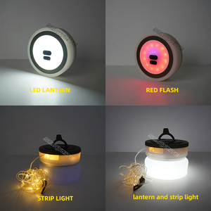 Lampada da Campeggio LED 2 in 1, Lanterna Ricaricabile con Striscia Luminosa 10M, Dimmerabile, Impermeabile IP54, Luce USB per Tenda da Esterno - Product Image 6