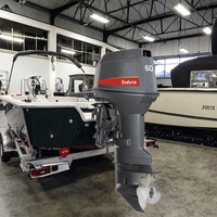 Motor mesin perahu tempel Manual 2 tak Yamaha 60HP paling populer dengan semua suku cadang