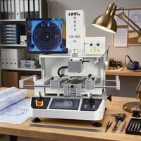 Station de retravaillage optique BGA LW-08S avec alignement laser pour réparation de puces GPU et dédoublage de cartes mères