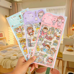 สติกเกอร์การ์ตูนลายสวรรค์แสนหวาน กันน้ำ ติดได้กับสัตว์เลี้ยง ลายตกแต่งสำหรับสมุดบันทึกและของขวัญ - Product Image 1