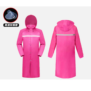 Fashion Long Rainstorm Proof Einteiliger Regenmantel für alle Männer und Frauen Adult Thick Hiking Outdoor Regenmantel - Product Image 6