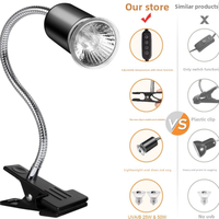 Tortue Lézard Reptile Retour Soleil Lampe Pet UVB Calcium Supplément Lampe Automatique Timing Petit Soleil Pet UVA Chauffage Pince Lampe