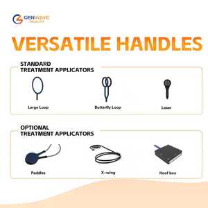 เครื่องบำบัดด้วยคลื่นเลเซอร์แบบห่วง pmst เกรดสัตวแพทย์อุปกรณ์แม่เหล็กที่มีความยาวคลื่น785nm 635nm สำหรับการฟื้นฟูเซลล์ - Product Image 5