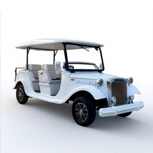 Auto Eléctrico Clásico Vintage de 6 Asientos y 4 Ruedas con Estructura de Acero y 2 Años de Garantía - Product Image 1