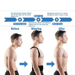 MKAS seduto comodo <span class=keywords><strong>scoliosi</strong></span> supporto schiena postura cintura correttore per donne & uomini corpo postura correttore - Product Image 2