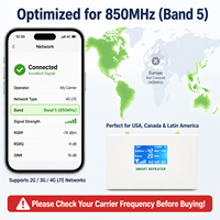 Amplificador de Señal EasyBoost 850MHz Banda 5 72dB 2G 3G 4G 5G con Control por Aplicación Tuya, Repetidor GSM CDMA para EE. UU. y Latinoamérica, Voz Clara y Datos