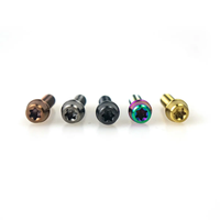 Boulons en titane à tête bombée M6 M8X25mm M5 ODM/OEM, acier Gr5, norme DIN