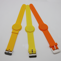Bracelet Silicone NFC RFID de Contrôle d'Accès Passif, Souple avec QR Code