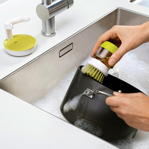 Pp Brosse de nettoyage Cuisine automatique liquide ajout et lavage pot brosse, poê<span class=keywords><strong>le</strong></span> brosse de nettoyage, pression liquide petite brosse pour w - Product Image 5