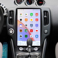 Pemutar Multimedia Layar Sentuh Vertikal 14.5'' Android GPS Carplay Untuk Nissan 370Z 2008-2019 Head Unit Radio Mobil