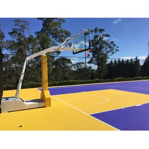 FIBA <strong>Basketball</strong> Stand Heavy Base Steel Goal <strong>Posts</strong> Outdoor <strong>Basketball</strong> Hoop - Product Image 1
