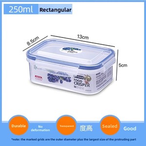Hot nhà bếp hiện đại Lò vi sóng sưởi ấm Rau lưu trữ container thực phẩm-graided nhựa tủ lạnh kín Bento ăn trưa Box <span class=keywords><strong>Set</strong></span> - Product Image 5