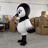 Shengye, fabricant chinois de mascottes, costume de mascotte personnalisé d'oiseau de dessin animé Grue à couronne rouge, design de costume en peluche douce à vendre