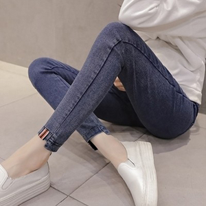 2020 commercio all'ingrosso di nuovo stile Personalizzato Di Maternità Dei Jeans Dei Pantaloni <span class=keywords><strong>Per</strong></span> I Vestiti di <span class=keywords><strong>Gravidanza</strong></span> Le Donne Incinte Vestiti Di Maternità Pantaloni - Product Image 4