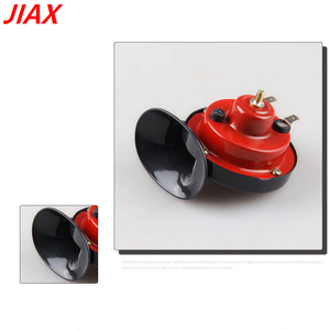 แตรรถไฟเสียงดังพิเศษ 12V แตรหอยโข่งไฟฟ้าแบบสองเสียง สำหรับรถจักรยานยนต์ รถยนต์ รถบรรทุก แตรลมกันน้ำ ชุดแตรอเนกประสงค์ <span class=keywords><strong>2</strong></span> ชิ้น - Product Image 4