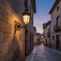 Farol Wall Palacio FAROL FERNANDINO LED CLÁSICO Y ELEGANTE, Farola Urbana LED para Jardín, Uso en Exteriores, IP66, Construcción de Aluminio, 30W-150W
