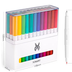 Fijne Puntpennen Voor Cricut Maker3/Maker/Explore <span class=keywords><strong>3</strong></span>/Air 2/Air Schrijftekening Kleurrijke Dual-Tip Markeerstiften 0.4Mm + 1.0Mm Tips - Product Image 1