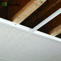 Plaques de plafond en fibres minérales, panneaux de plafond 600x600, acoustiques, insonorisants, ignifuges, suspendus, pour bureaux et hôtels
