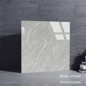 Azulejos esmaltados de porcelana gris 60x60 al mejor precio Piso interior moderno Villa Apartamento resistente al ácido con 3 años de garantía - Product Image 1