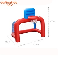 But de football gonflable pour piscine, cible de jeu aquatique, jouet flottant pour piscine