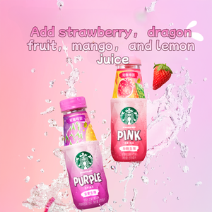 <span class=keywords><strong>Starbucks</strong></span> เครื่องดื่มสีชมพูน้ำมะพร้าวรสสตรอเบอร์รี่เครื่องดื่มน้ำอัดลม270มล. - Product Image 2