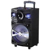 Altavoz de Karaoke Bluetooth con Micrófono, Bafle para Fiestas al Aire Libre, Altavoz de Karaoke de 12 Pulgadas con Micrófono y Bluetooth