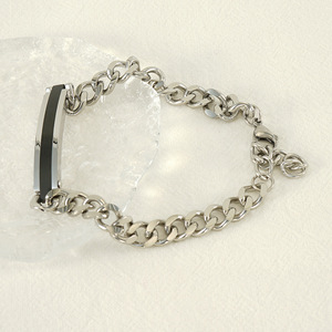 Zogxin Stainless Steel <b>Chain</b> Bracelet Unisex Fashion Jewelry Gift <b>Titanium</b> Steel Link Design - Product Image 3