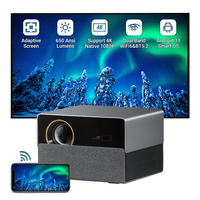 Hotack L006 Full HD Home Cinéma Projecteur Portatil Smart Android TV Projecteur de jeu LED LCD Portable Mini 4k Projecteur