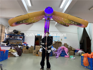 Festival caminando marioneta publicidad animal <span class=keywords><strong>gigante</strong></span> inflable iluminación Libélula - Product Image 3