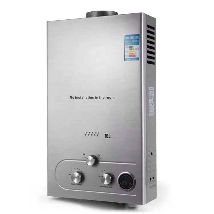 Ev için sıcak satış 16L LPG gaz yakıtlı su ısıtıcısı çin sıcak gaz yakıtlı su ısıtıcısı