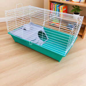 Kit de Cage Habitat pour cochon d'Inde pour petit animal d'intérieur avec bol de cachette et accessoires de bouteille inclus - Product Image 1